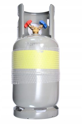 Tényezővisszanyerő henger, 2 szelepes, szürke 12,5L