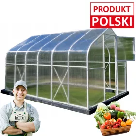    KERTI ÜVEGHÁZ POLIKARBONÁT ALAGÚT 10M2 250X400 PTF LENGYEL GYÁRTÁS