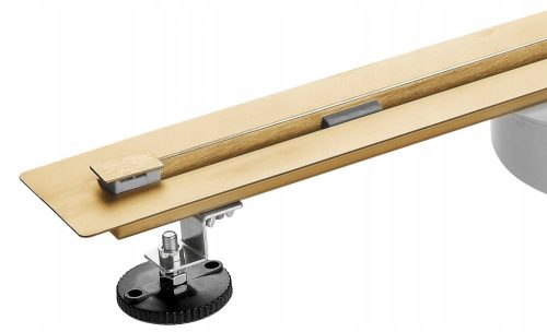Lineáris lefolyó 80 cm arany szuper vékony 4 mm -es forgalom