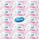 Vécé papír - 14x SMILE Sensitive 44 nedvesített toalettpapír