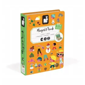    Janod mágneses blokkok Magnetibook mágneses puzzle 119 db.