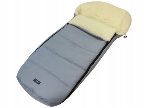 Babakocsi hálózsák - Womar Special hálózsák, hossza 120 cm, BIRÁNYGYAPJÚ, Szürke