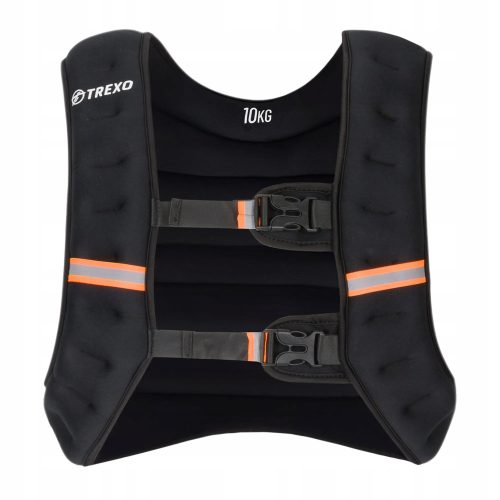 Fitness súlyok - TREXO súlyozott edzőmellény 10 kg