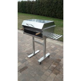  kerti grill rozsdamentes acéllemez 5 mm!! borítóval!