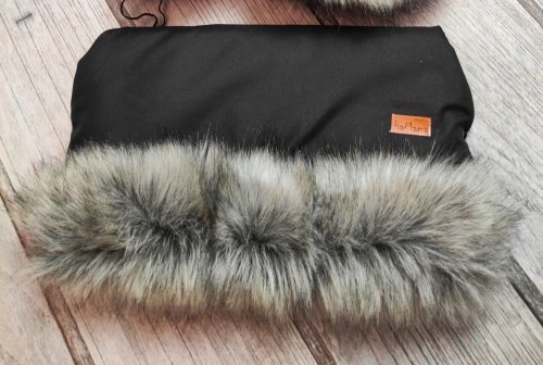 Babakocsi kesztyű - Prémium szőrme muff muff a kocsihoz