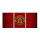 Falfestészet - 3x Wall Image Manchester United 50x70