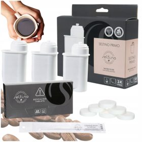    Seltino Primo vízszűrők kávégépekhez, 3 db + 2 egyéb termék