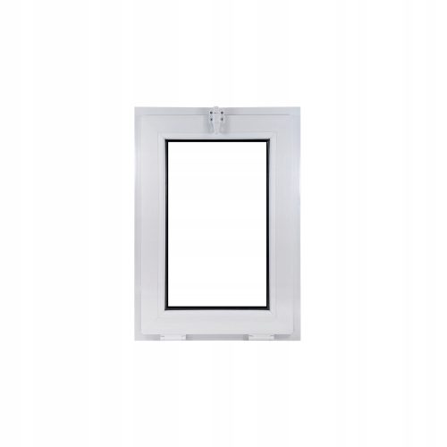 Ablak - PVC Windows 500x500 RU külső antracit, balra