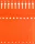  TYVEK címkék 25,4x220 mm, redőzött narancssárga