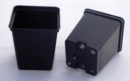  Zoigarden virágcserép 7 cm x 6,9 x 7,9 cm átmérője 7 cm műanyag fekete