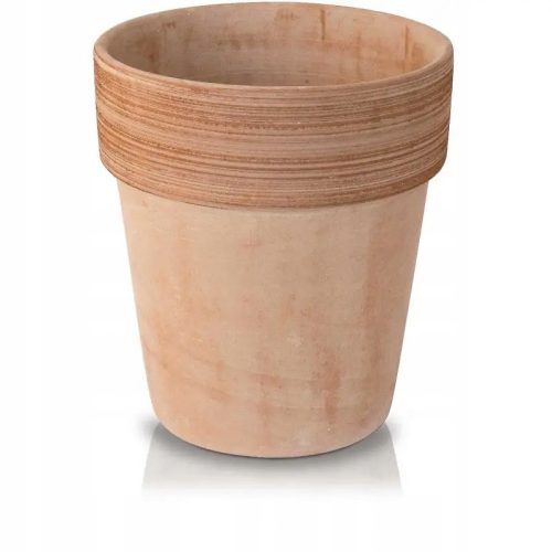  Polnix virágcserép 25 cm x 22 x 25 cm átmérő 22 cm kerámia barna és bézs árnyalatok