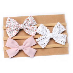   Gyermek fejpánt - Head Bands Boows a csecsemők számára 3dbs