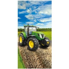   Törölköző - Pamut törülköző gyermek traktor 70x140 cm