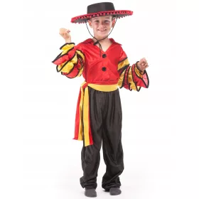 Fiú jelmez - Spanyol ruhák Flamenco táncos 140 +Hat ST667