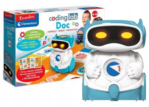 Programozható robot - CLEMENTONI SUPER DOC beszélő oktatórobot ÚJ