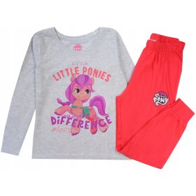   Gyermek pizsama, fürdőköpeny - A kis póni pizsamas lány pamut 128 r217c