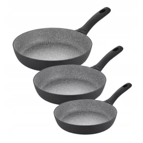   Serpenyő - Gerlach Granitex Grey hagyományos serpenyő 28 cm tapadásmentes (non-stick)