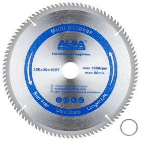 A fa leválasztási fűrész 250x30x100t fűrész