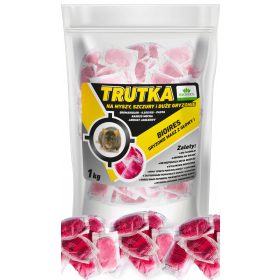   Egerek és patkányok elleni védelem - ERŐS MÉREG PATKÁNYOKNAK, VAKONYOKNAK, NYERTEKNEK, 1 KG