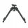 Bipod légpuskákhoz - BILEG PICATINNY RAIL BIPOD FEKETE PUKAHOZ