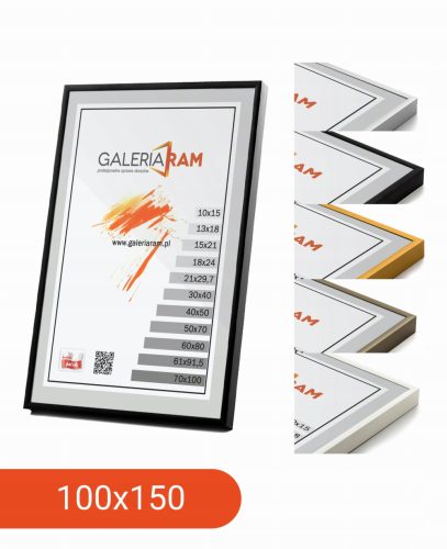 Keret, ALUMÍNIUM keret 100x150 - alu G - PLAKÁT