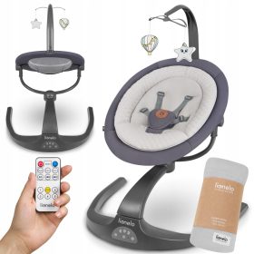    Lionelo LO-RINA kidobó x 65 x 68 cm + Lionelo LO-BAMBOO SWADDLE bambusz pelenka