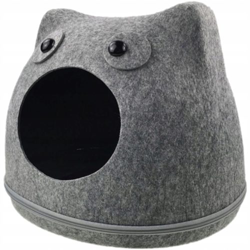 Pihenőhely macskáknak - LED CAT HOUSE SÖTÉTSZÜRKE SZÜRKE FIELZ