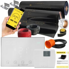    Mission Air SET Fólia fűtőszőnyeg INFRAVÖRÖS 100cm I 20m² 160W/m² PTC