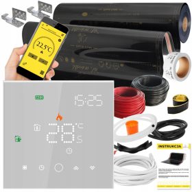    Mission Air SET Fólia fűtőszőnyeg INFRAVÖRÖS 100cm I 3m² 160W/m² PTC