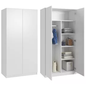 Modern szekrény hálószoba 90 cm 2 ajtó 3 polc