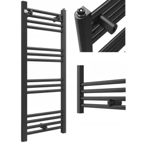    Gránitán vizes fürdőszobai radiátor 393 W 400 x 1000 mm fekete