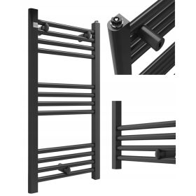   Granitan 311 W-os vizes fürdőszobai radiátor 400 x 800 mm fekete