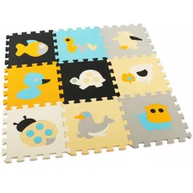Hab puzzle - OKTATÁSI HABSZŐNYEG, SZÍNES ÁLLATOK PUZZLE