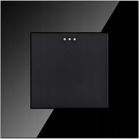   Egyszeres kapcsoló Klasszikus, süllyesztett MIUUN fekete Be-ki kapcsoló lámpakapcsoló