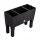  Prosperplast virágcserép 80 cm x 33 x 62 cm átmérő 10 cm műanyag barna és bézs árnyalatú
