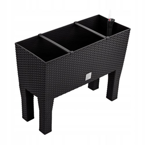  Prosperplast virágcserép 80 cm x 33 x 62 cm átmérő 10 cm műanyag barna és bézs árnyalatú