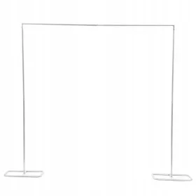 Pergola - Téglalap alakú fém esküvői ív 2x2.1m fehér