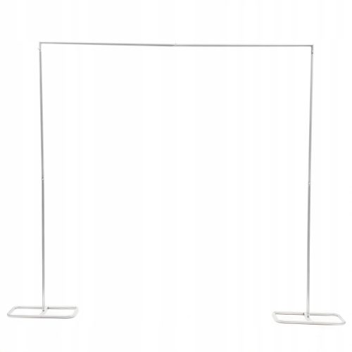Pergola - Téglalap alakú fém esküvői ív 2x2.1m fehér