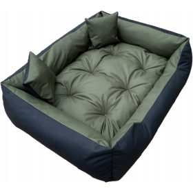    WBM Varró kutyajáróka, fekete, zöld árnyalatok, 100 cm x 75 cm