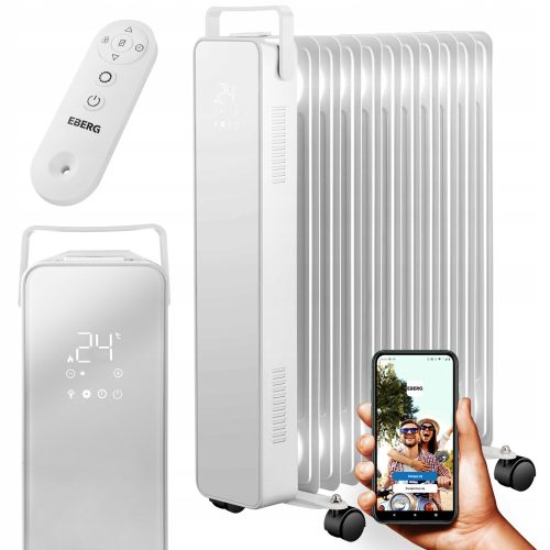 Hősugárzó - WiFi 2500W WiFi elektromos üvegfűtés