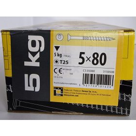 ASZTALOS CSAVAROK FÁHOZ 5x80 KÚPOS 5kg!!!