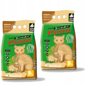   Alom nyulaknak és kis rágcsálóknak - Szuper pinio természetes pinio 2x5l fa kavics