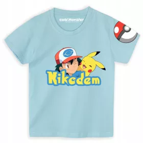   Gyerek póló - Pokemon pikachu póló póló gyermekek nevével