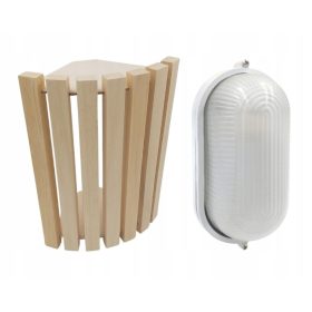   Szauna kellék - SZAUNA LÁMPAERNYŐ LÁMPA PORJUN ABACHI SZETT