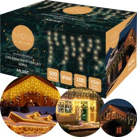    Moon In The Room Karácsonyfa lámpák kültéri 15 m 301 - 500 fények