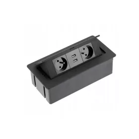 Elektromos aljzat, asztali USB GTV fekete