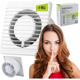   Lumen fürdőszobai ventilátor FÜRDŐSZOBAI VENTILÁTOR 80 mm
