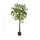 Művirágok, gyümölcsök - Ficus cserépben, zöld, magas, 150 cm, mű