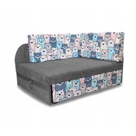 Gyerek kanapé - Fali matrica helikopter léggömbök vonat