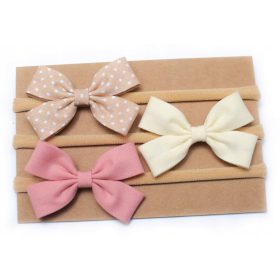   Gyermek fejpánt - Boho bézs keresztelő köpeny és keresztség gyertya